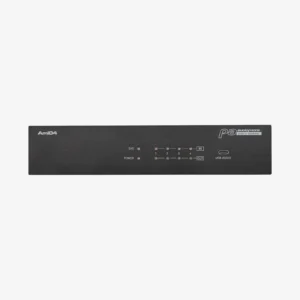 Matrice audio numérique Ami04, façade demi-rack 1U