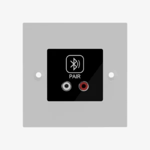 Interface murale AmiD2 blanche, Bluetooth et RCA vers Dante