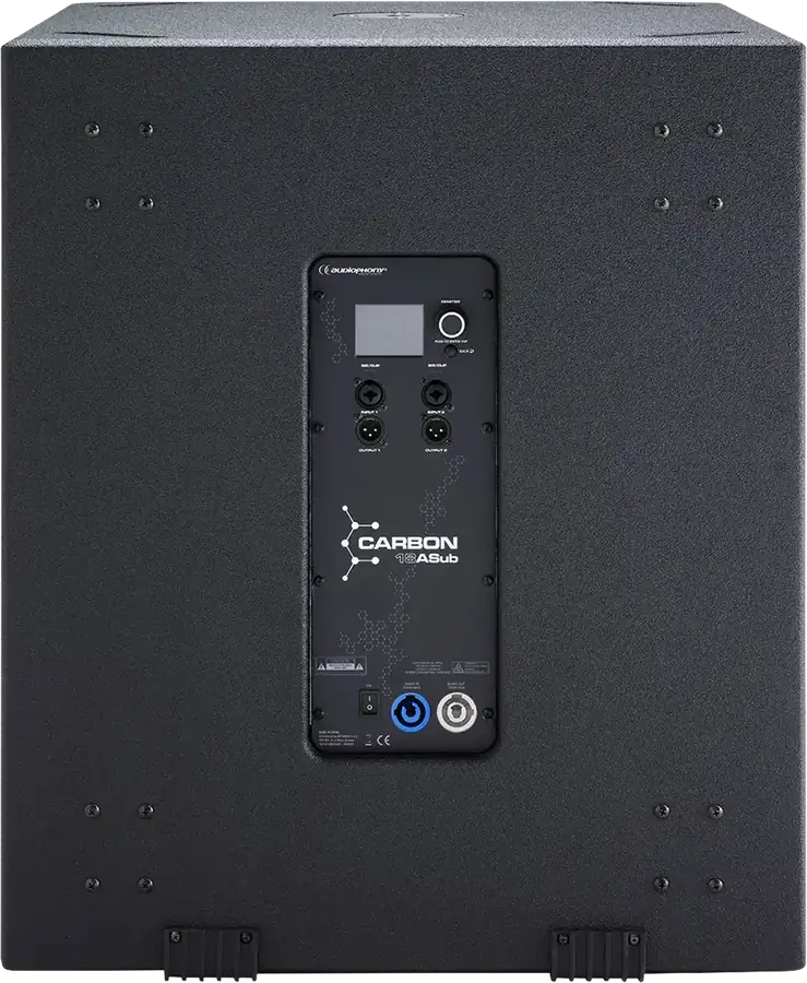 Face arrière du caisson CARBON18ASub